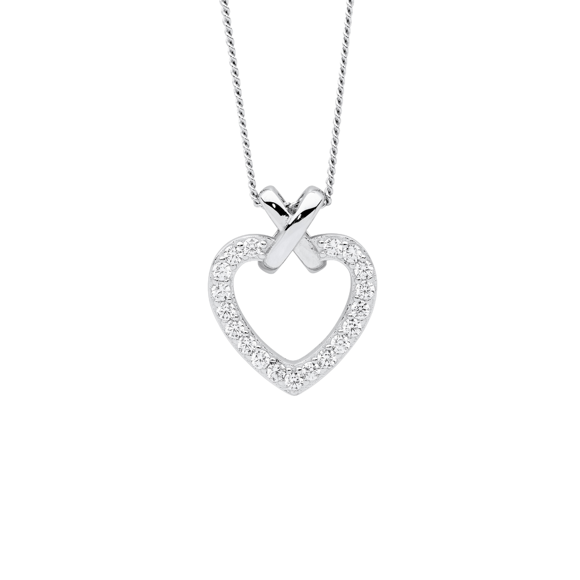 Sterling Silver Heart Necklace
