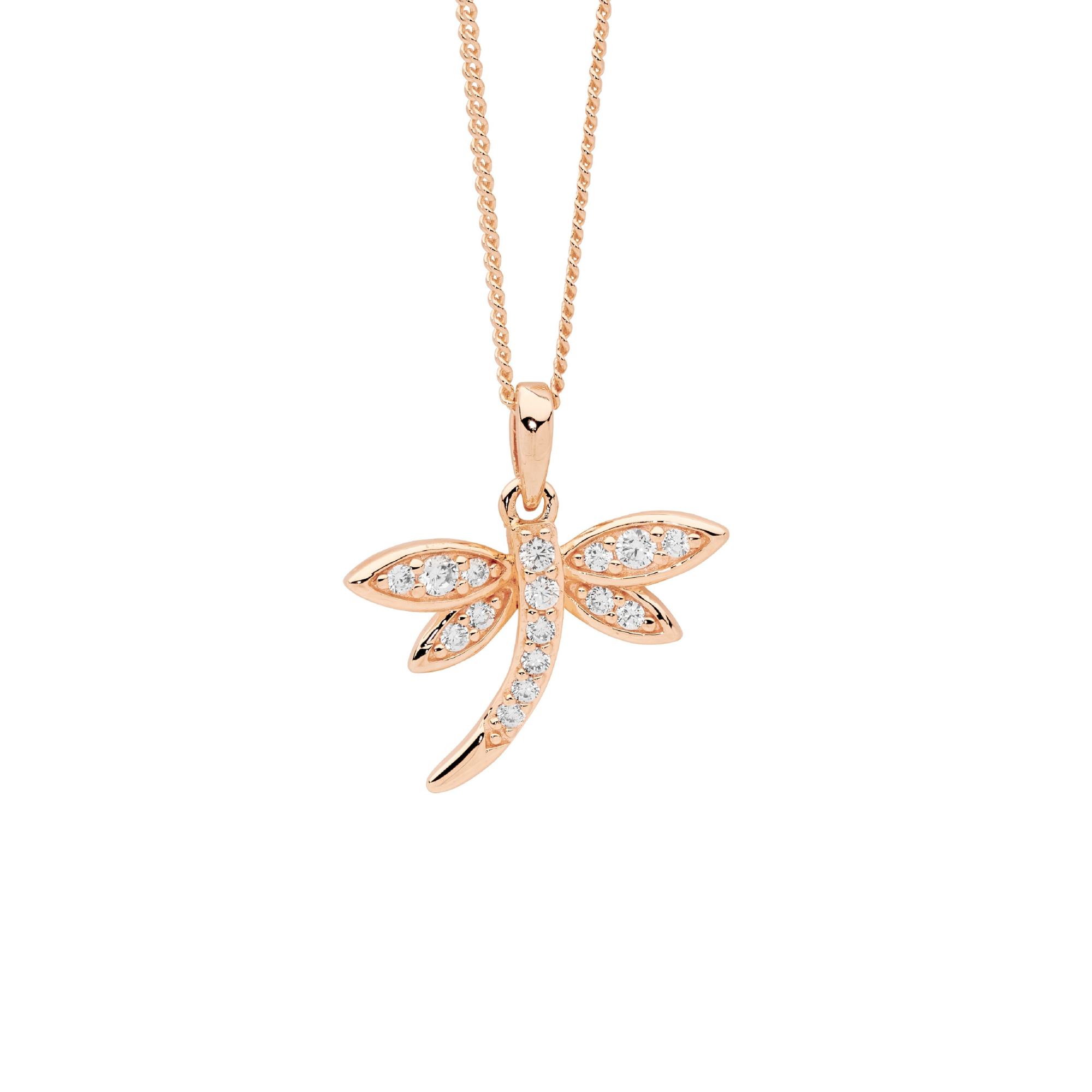 Sterling Silver Dragonfly Necklace