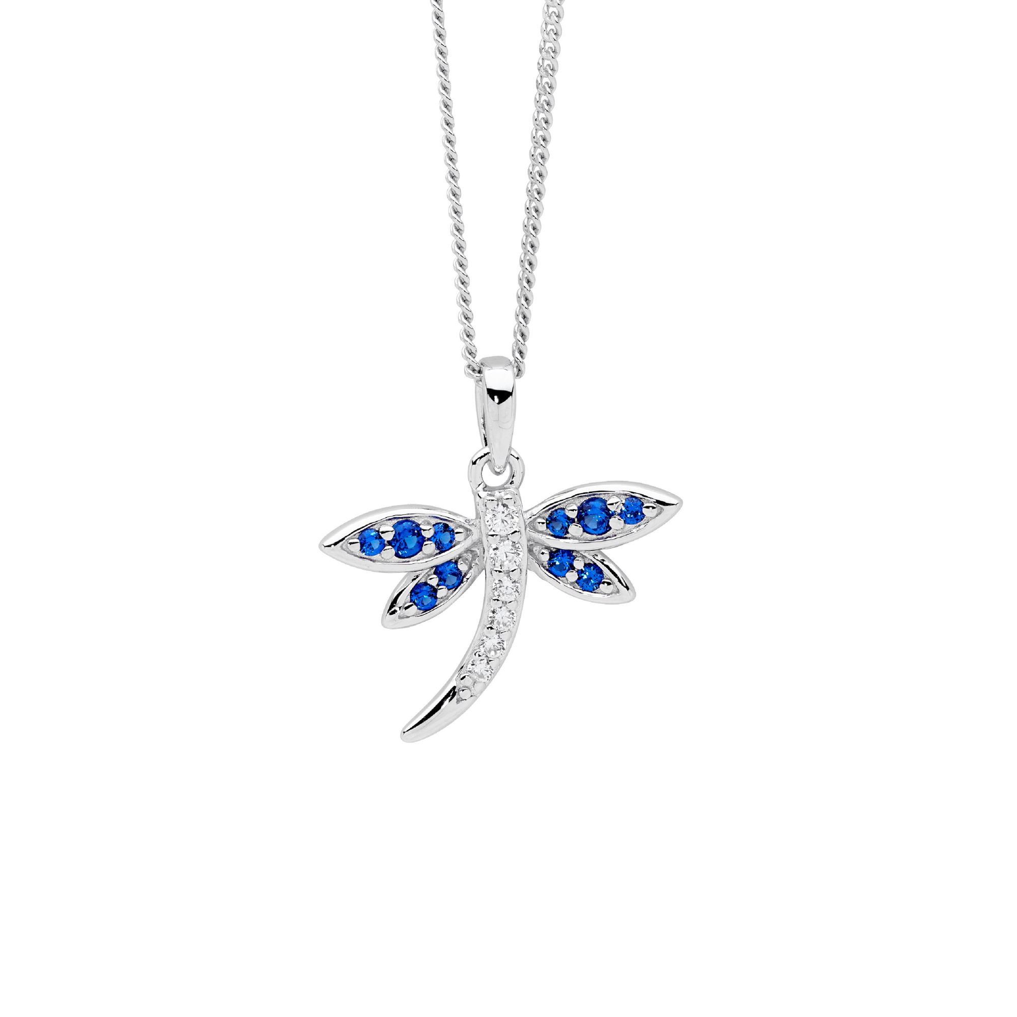 Sterling Silver Dragonfly Necklace