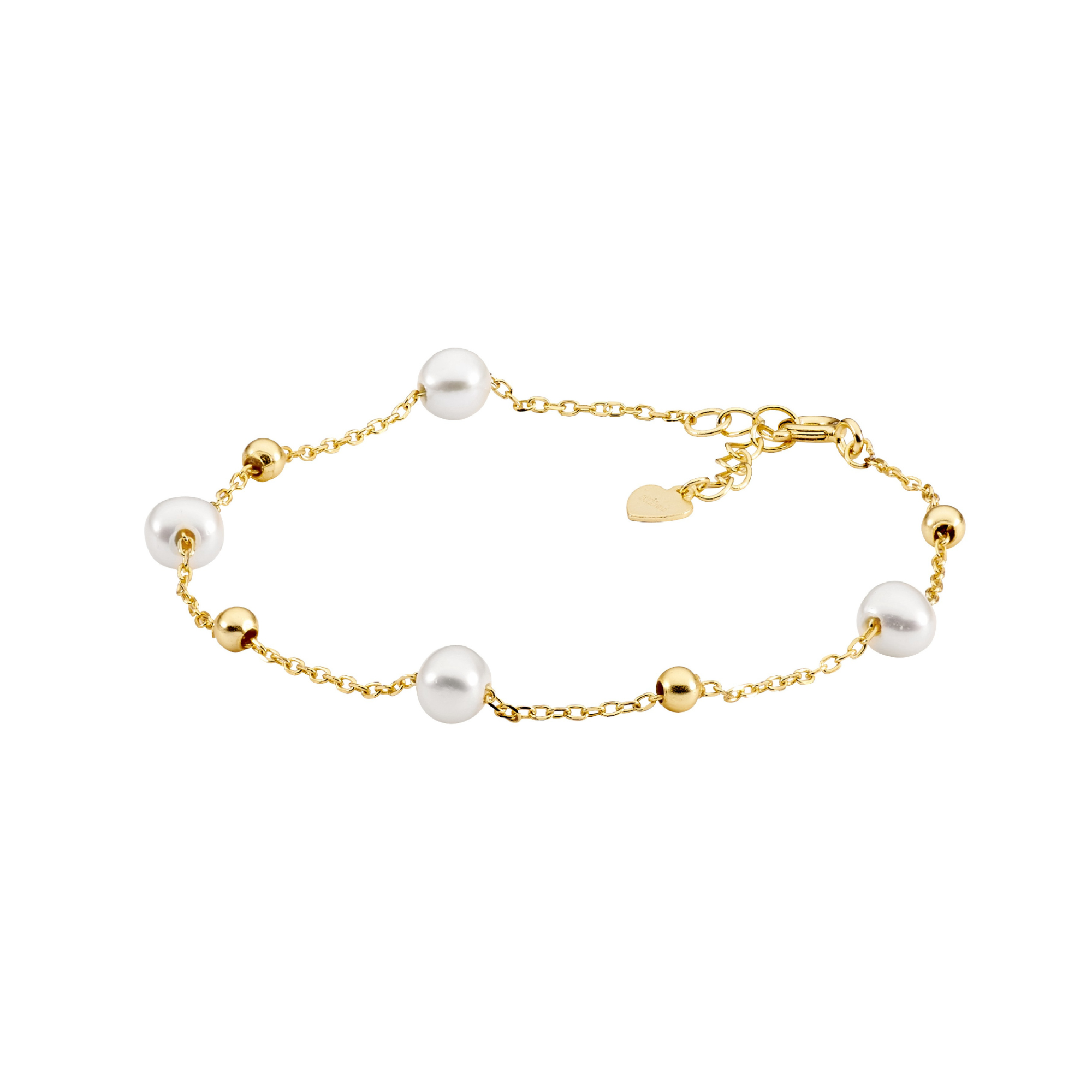Sterling Silver 18cm Bracelet - Freshwater Pearls