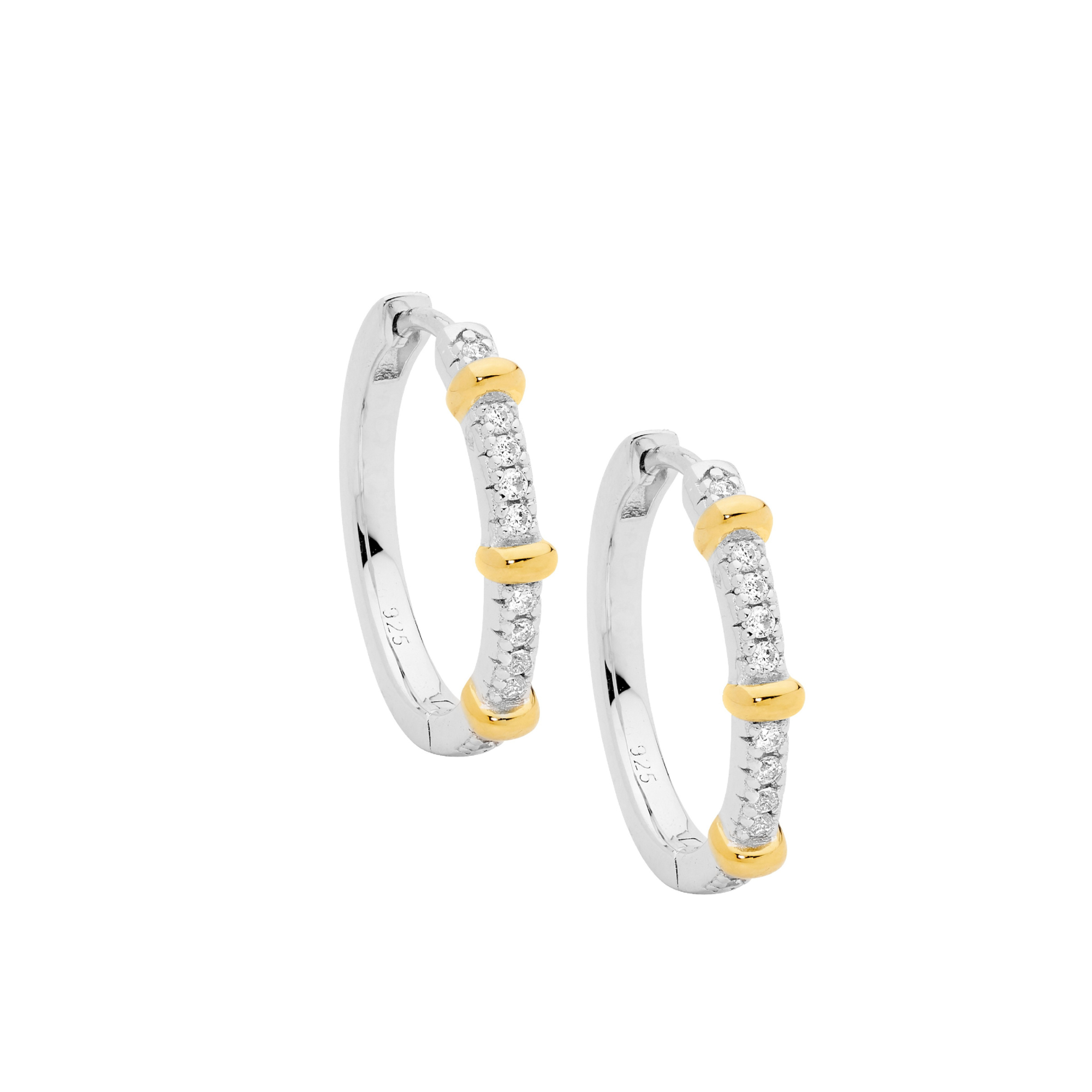 Sterling Silver 19mm Hoops