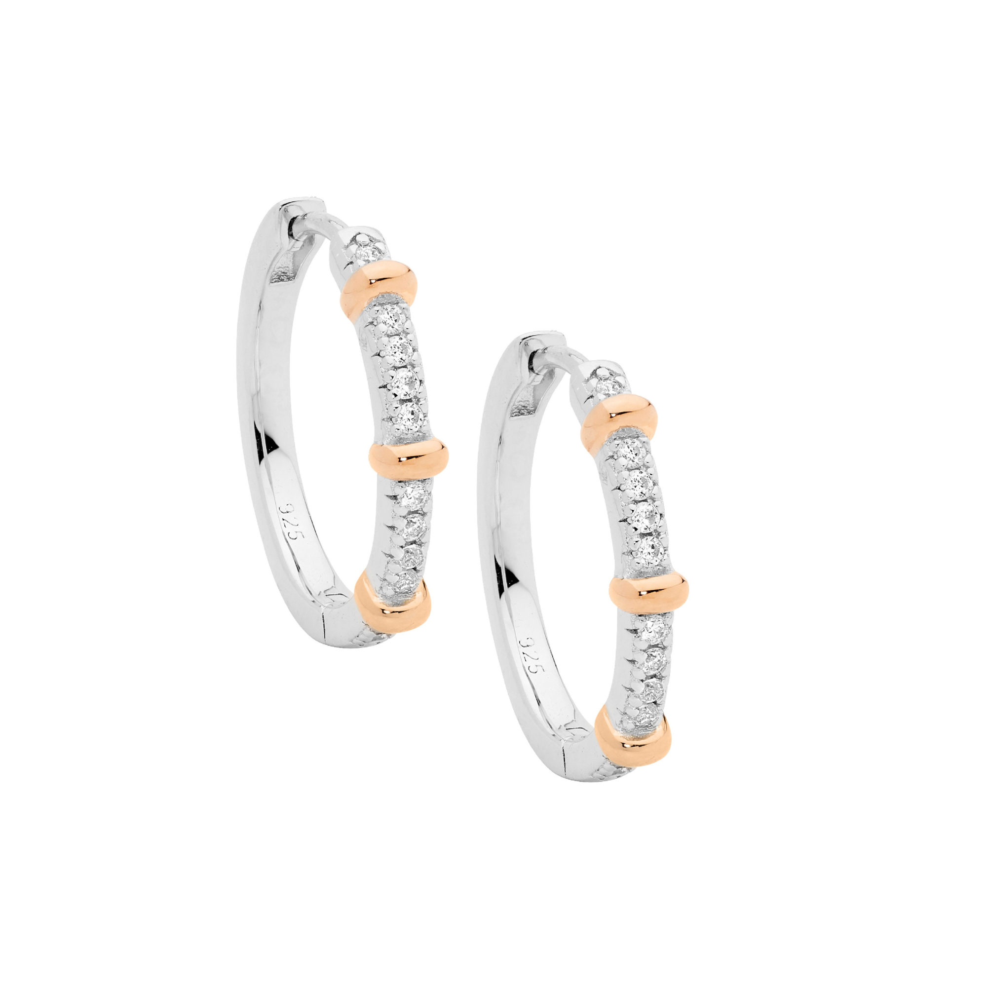 Sterling Silver 19mm Hoops