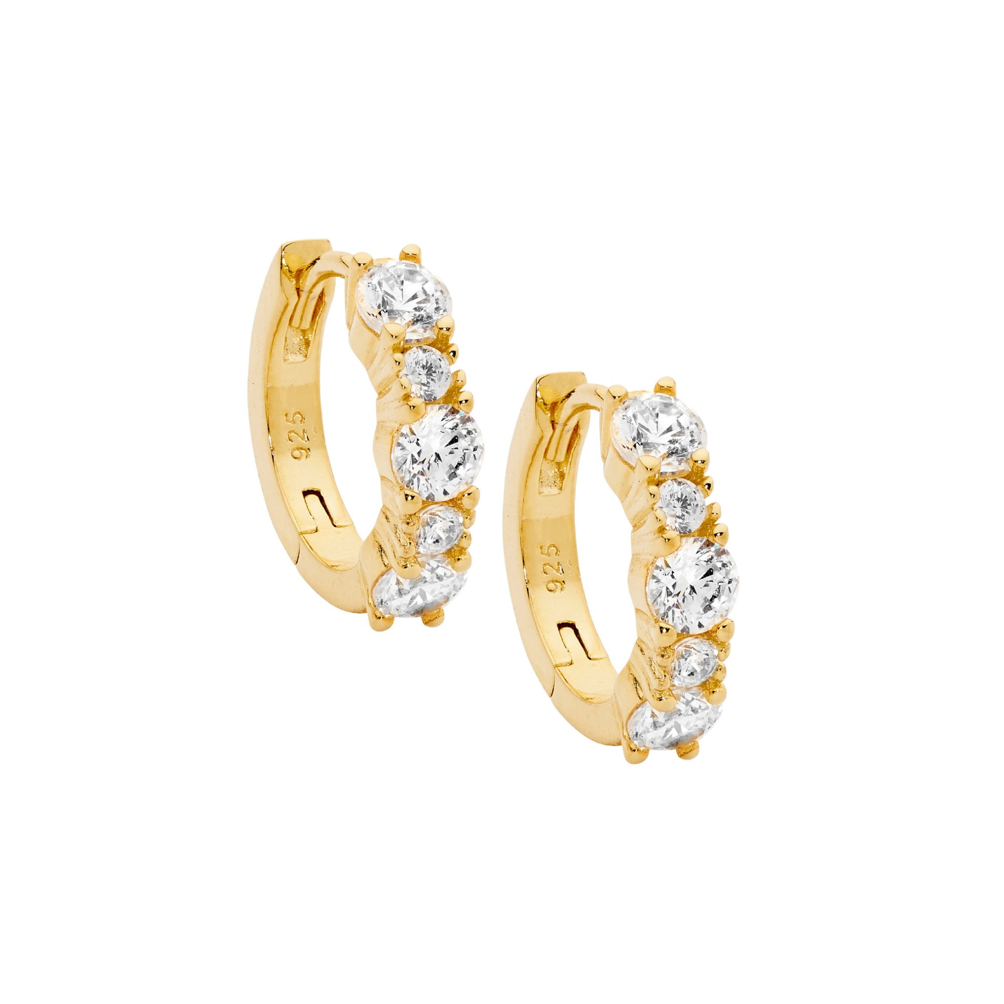 Sterling Silver 14mm Hoops