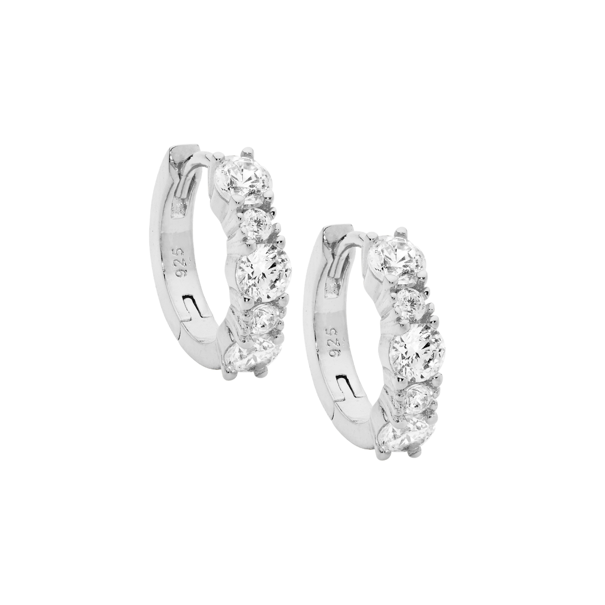 Sterling Silver 14mm Hoops