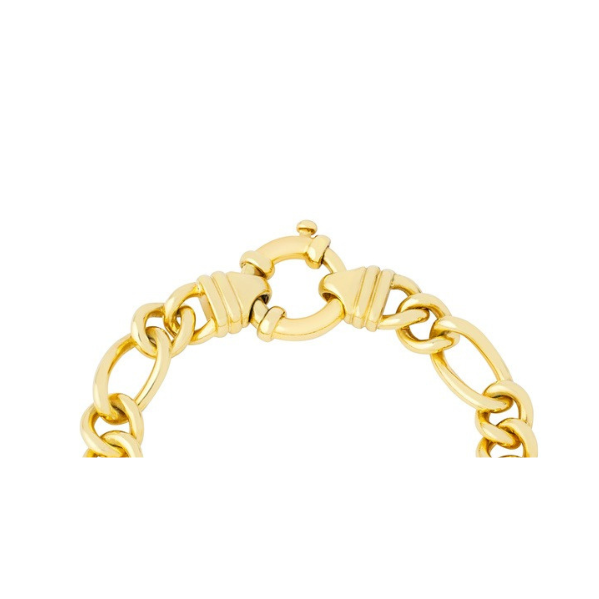 Heavy Long Figaro Bracelet
