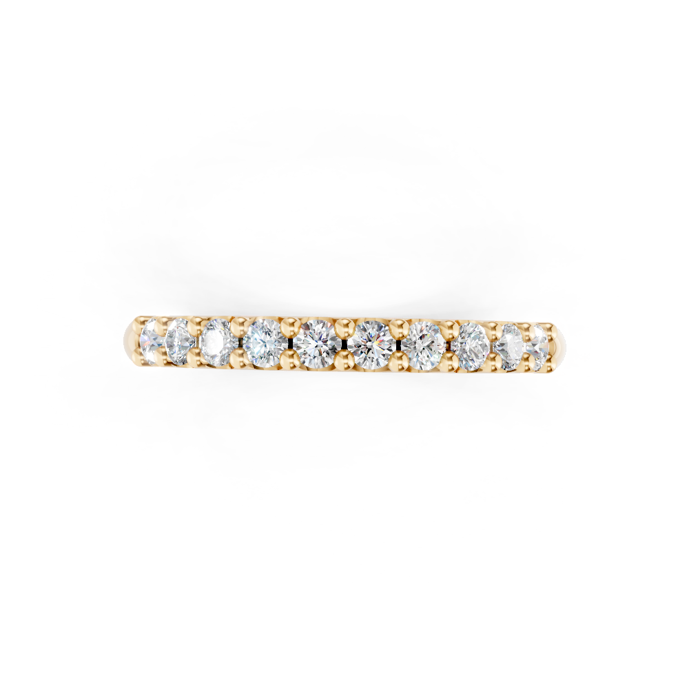 9ct Yellow Gold Diamond Band